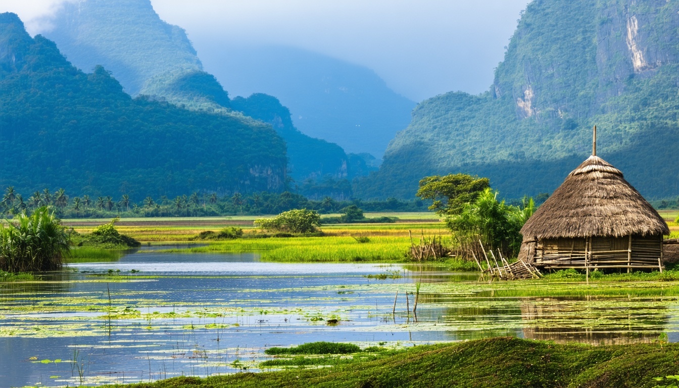 A stunning landscape of an affordable travel desti